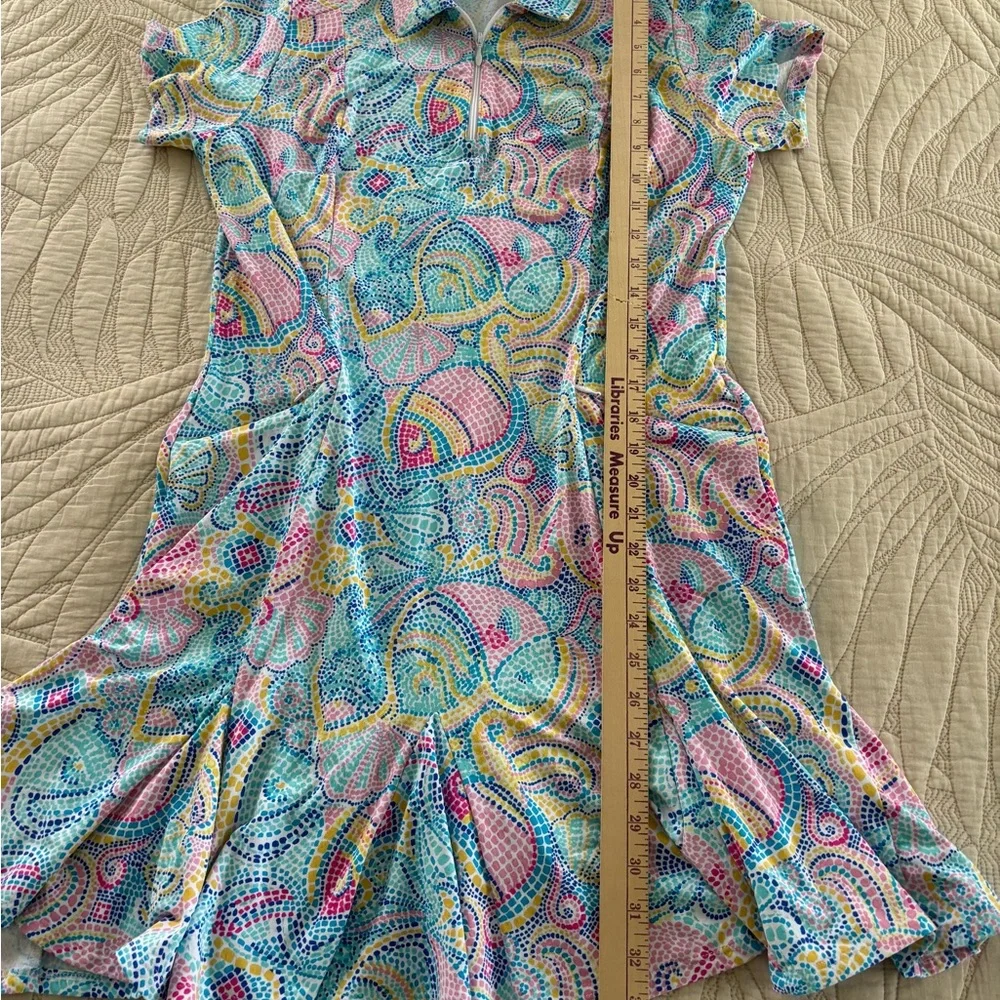 Ibkul tennis short Sleeve Dress size medium w/Pockets - Picture 4 of 6
